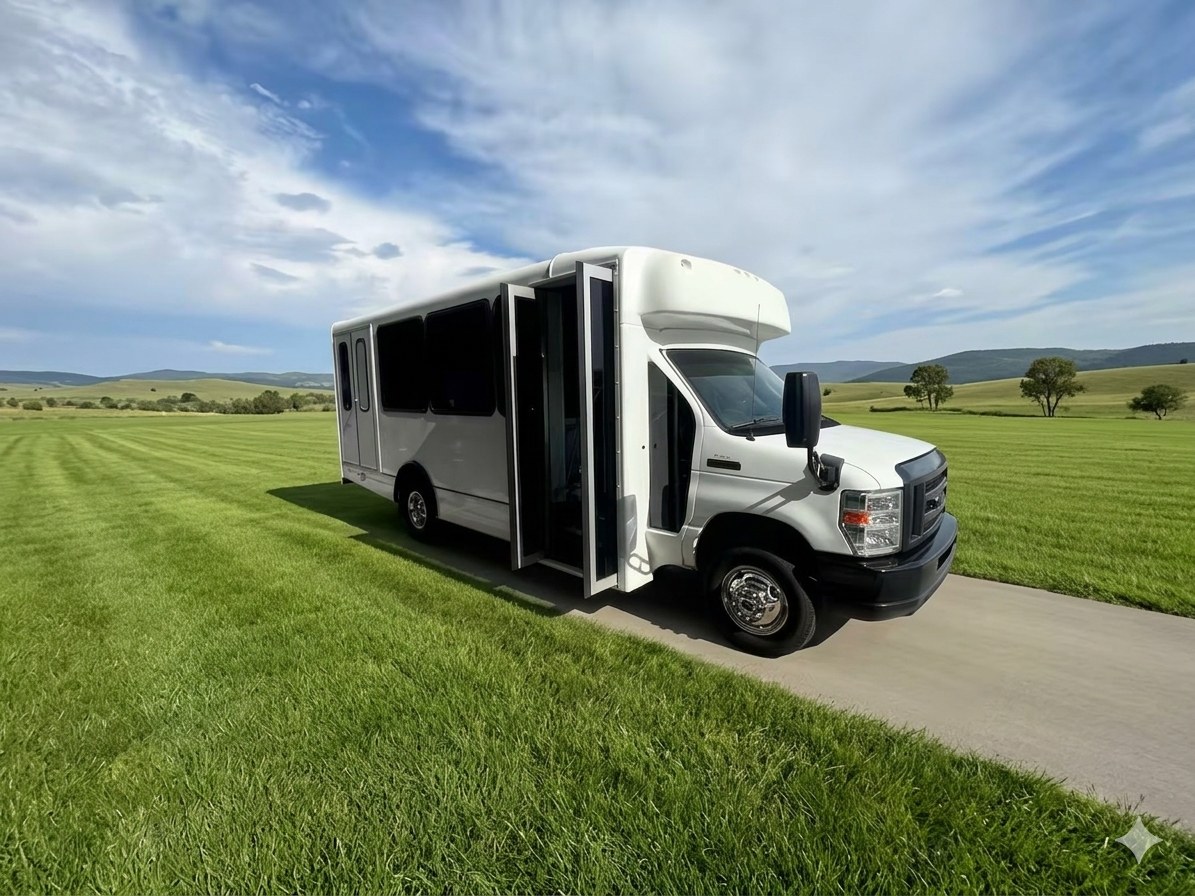2018 Ford 15 seats + Lug rack