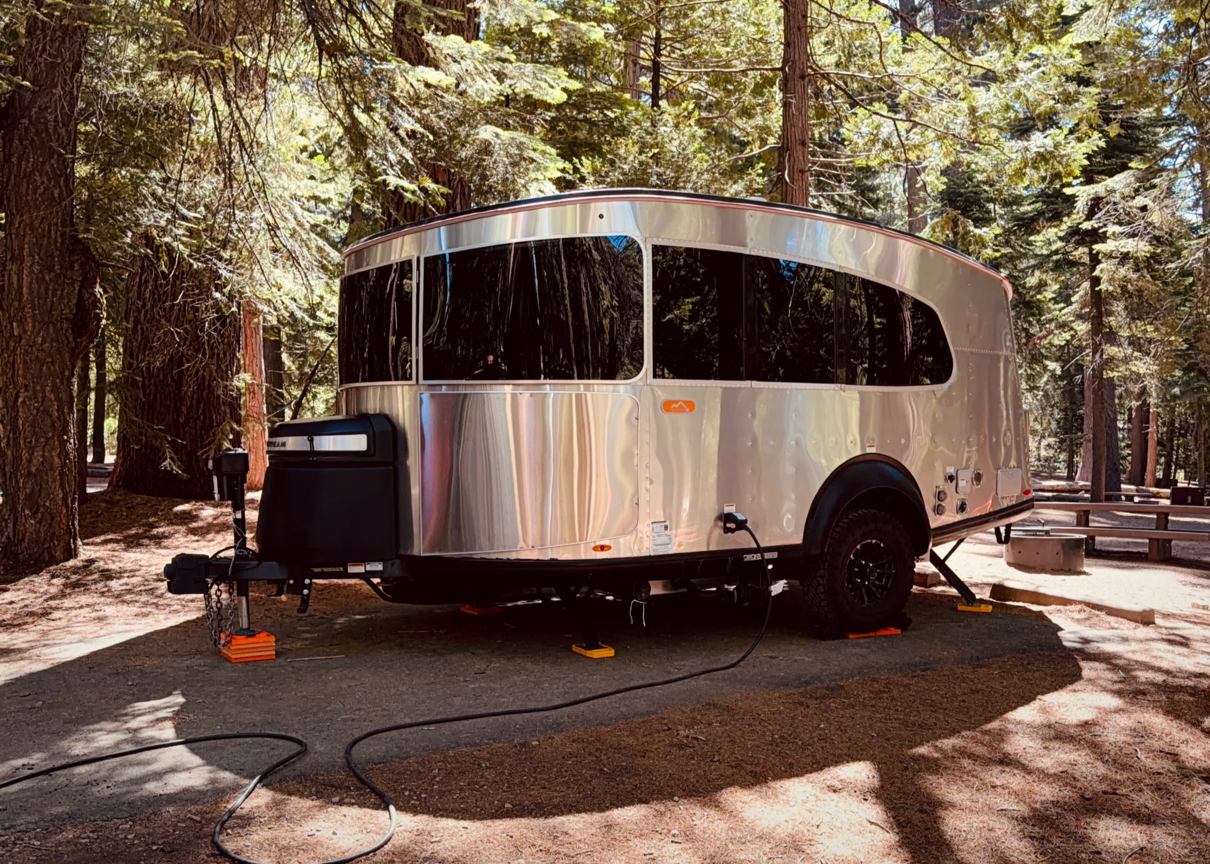 The Silver Oasis: Premium Glamper Airstream Basecamp 20X