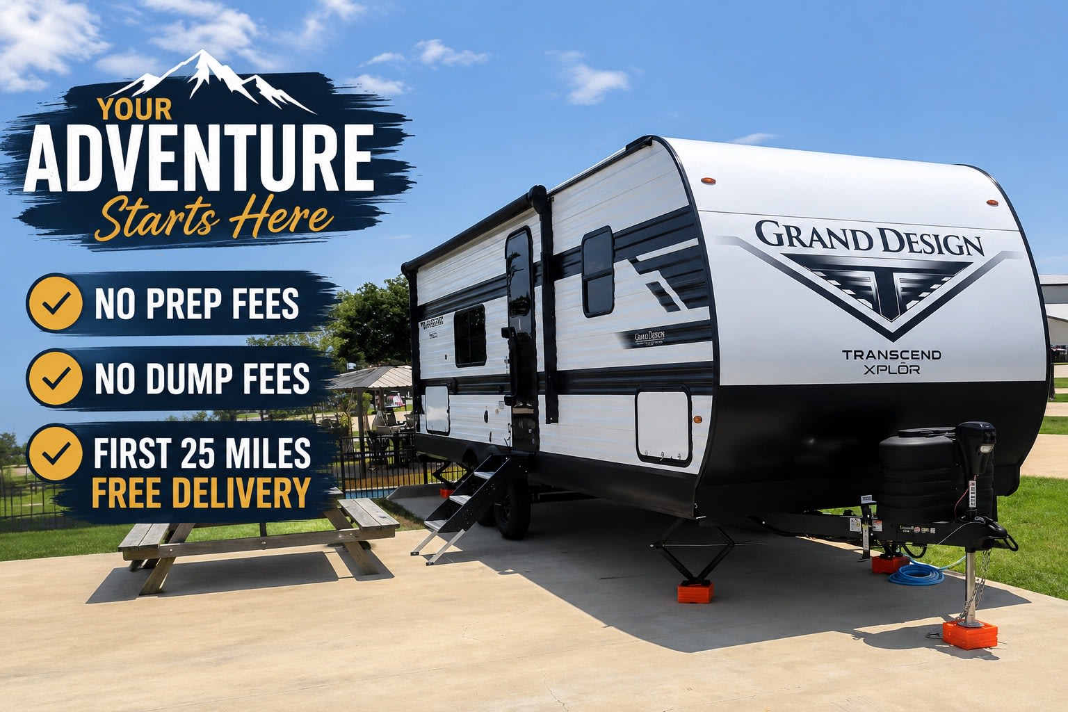 2027 Bunkhouse–Sleeps 9, NO PREP FEE, NO DUMP FEE