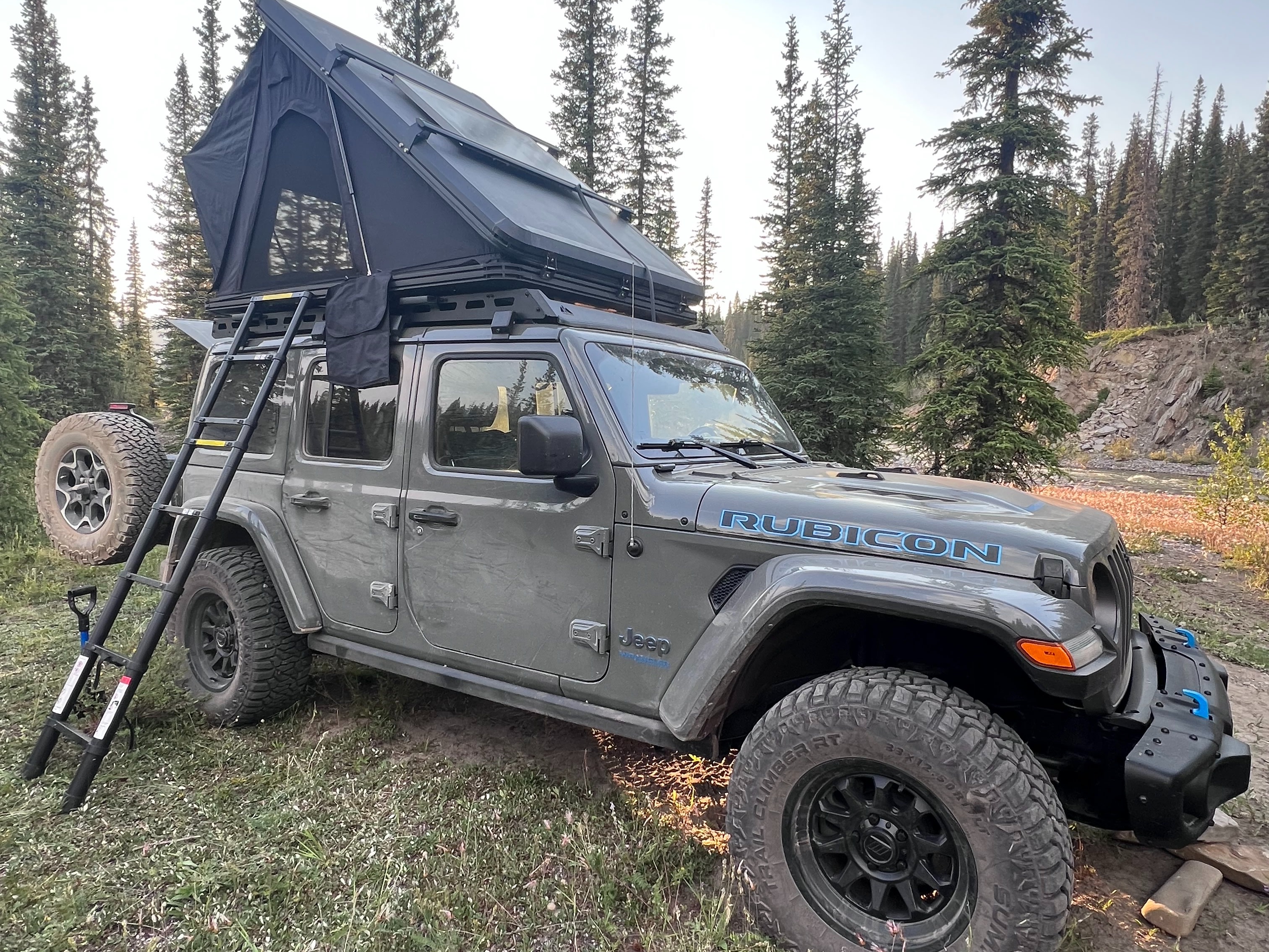 2022 Jeep Wrangler Overland Camper – Rooftop Tent • Adventure Ready