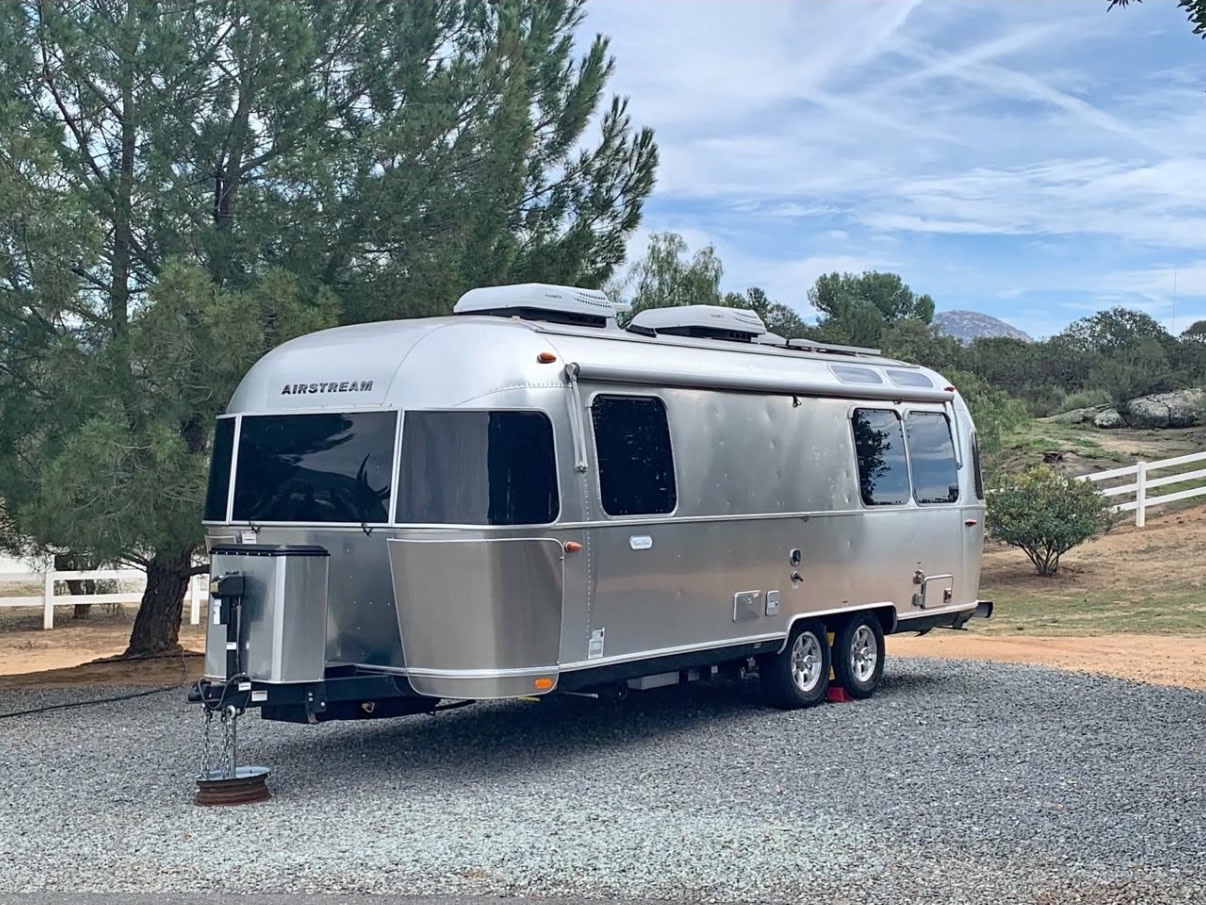 2022 Airstream Panoramic windows,  Rear Hatch, Military Base Access