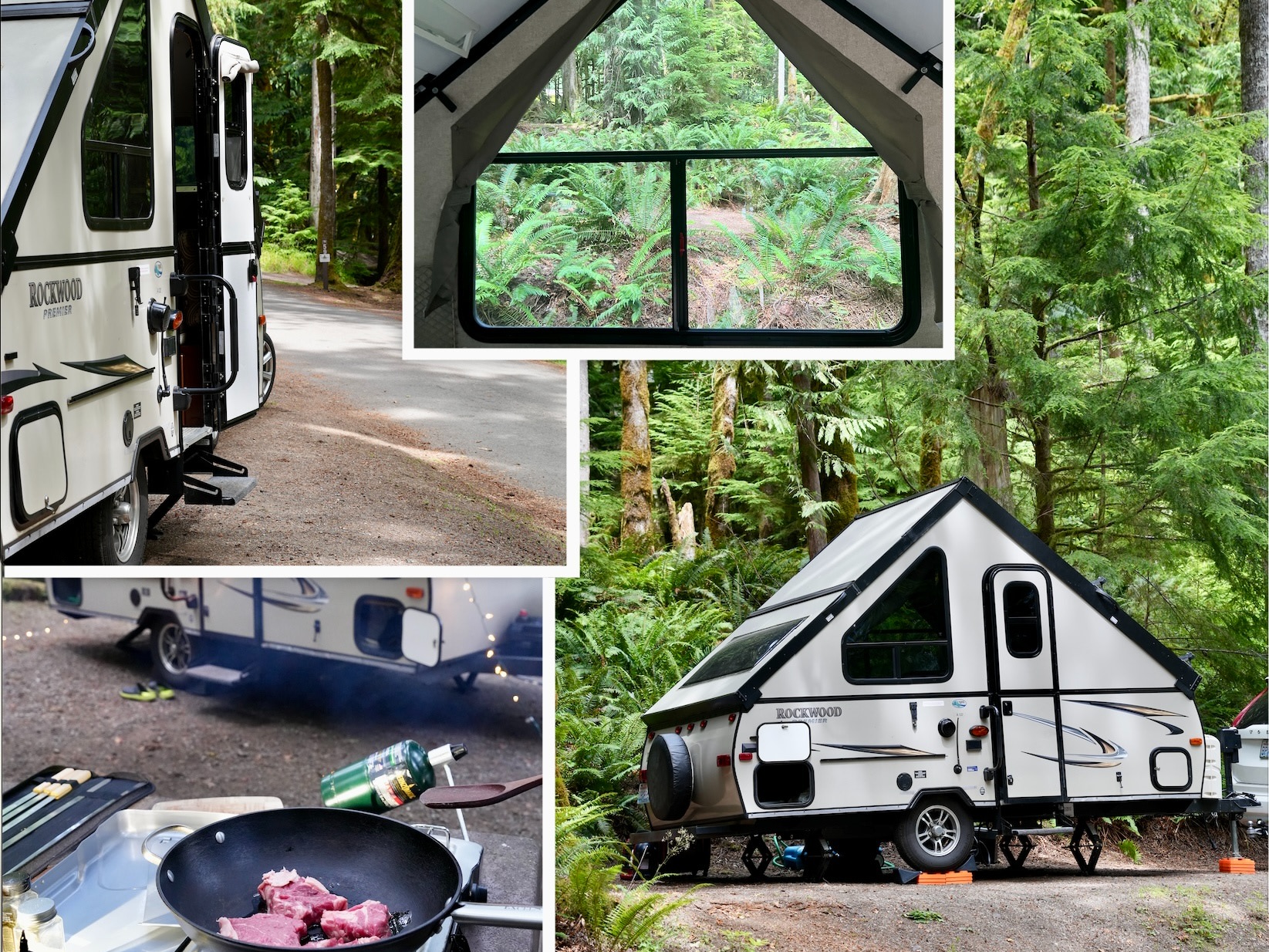 Cozy and Spacious Little A-frame Camping Trailer for Your PNW Adventure