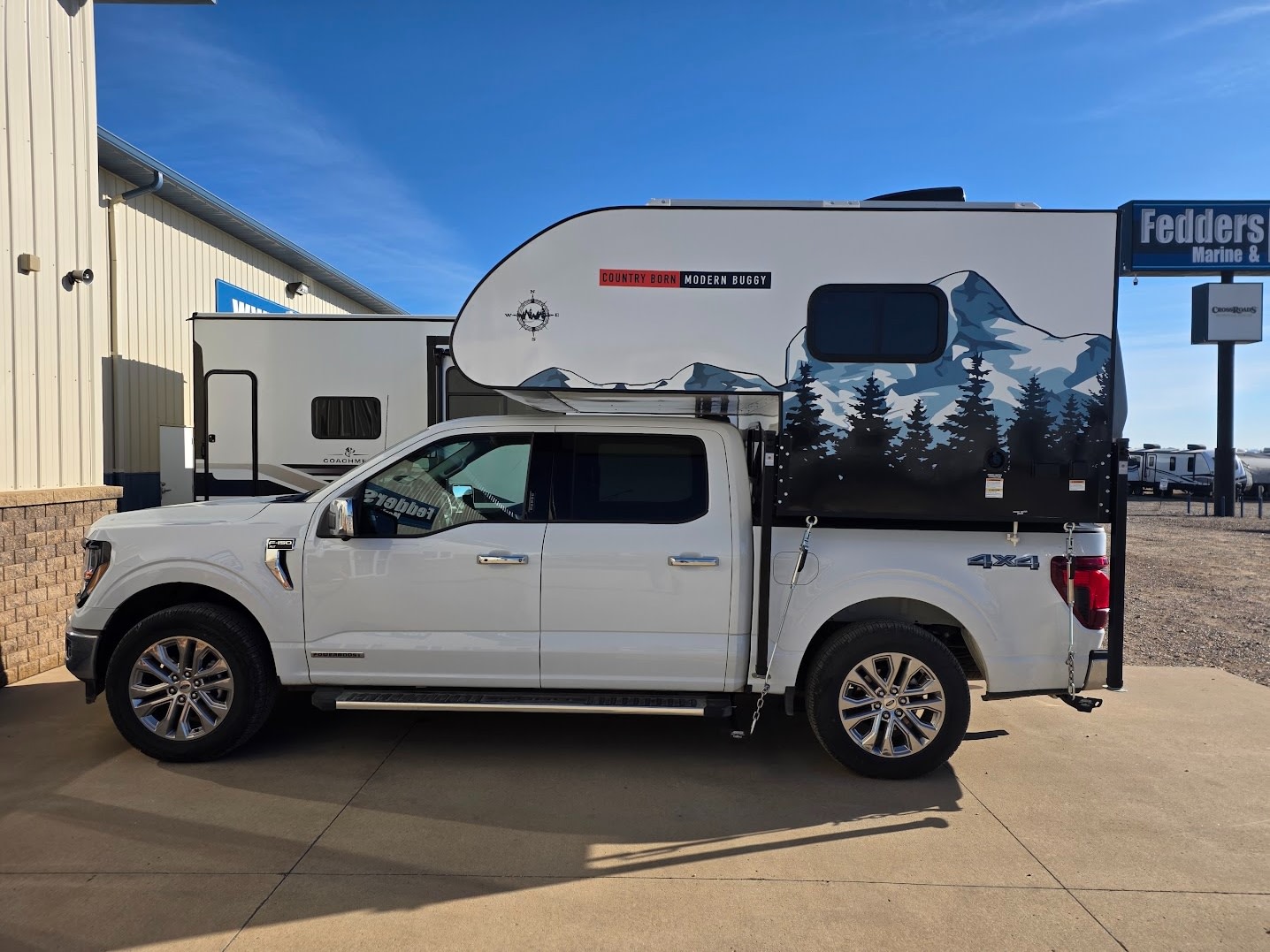 2025 Mondern Buggy Truck Camper & 2024 F150 Powerboost 4x4
