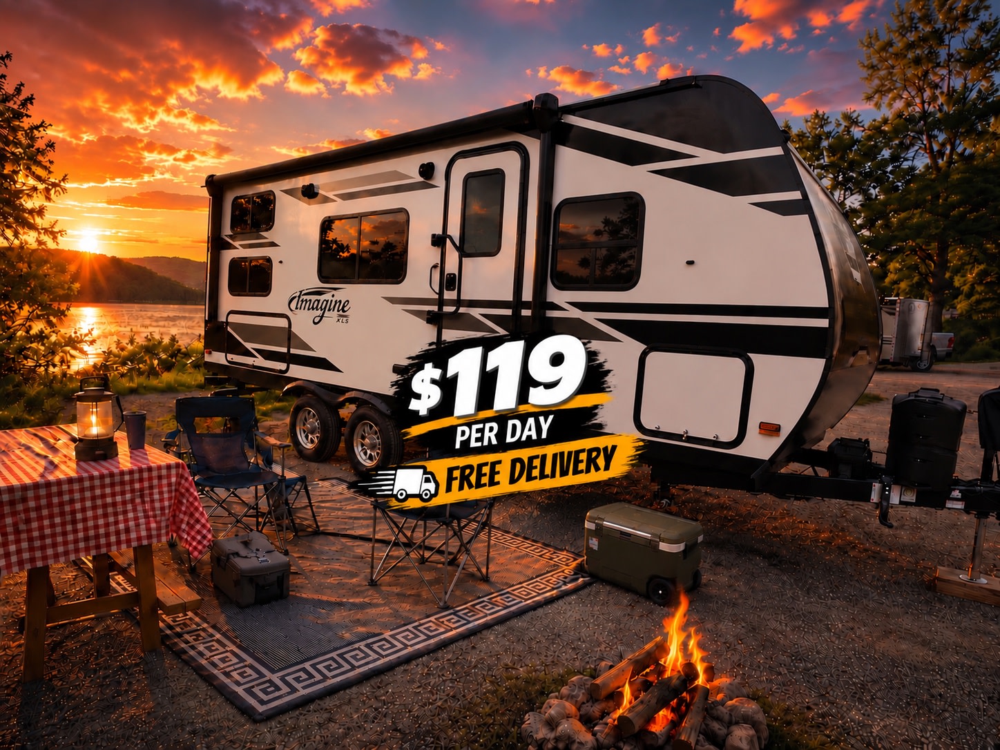 Richmond Family Camper | FREE Delivery to Pocahontas | Sleeps 6