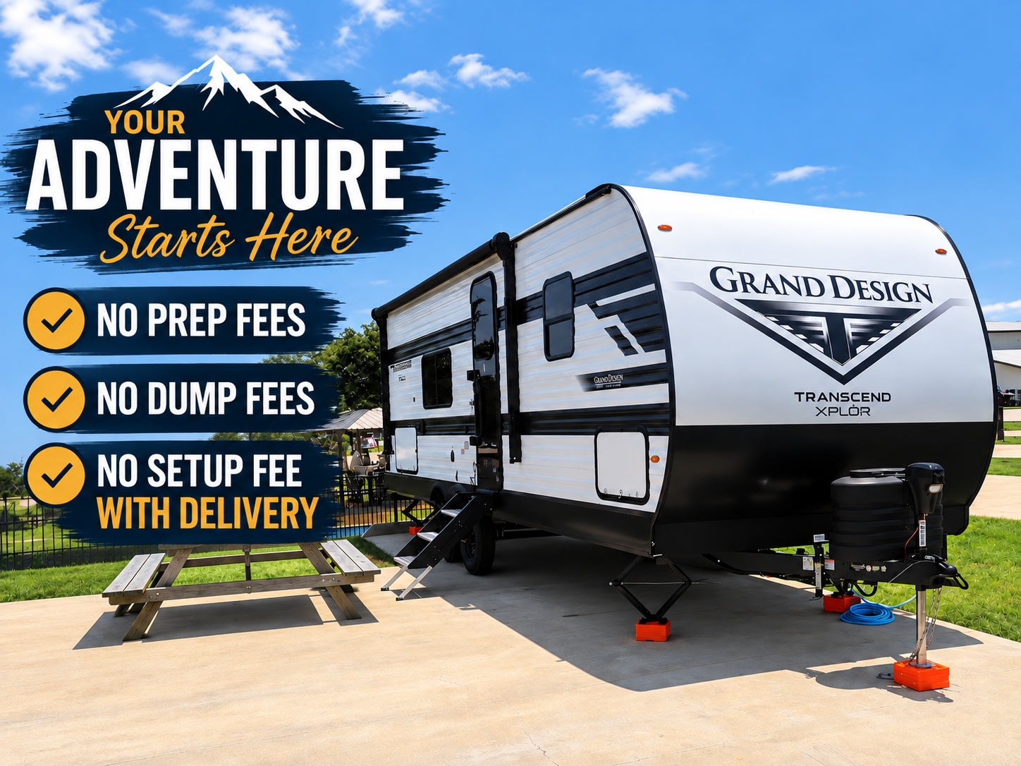 2027 Bunkhouse–Sleeps 9, NO PREP FEE, NO DUMP FEE