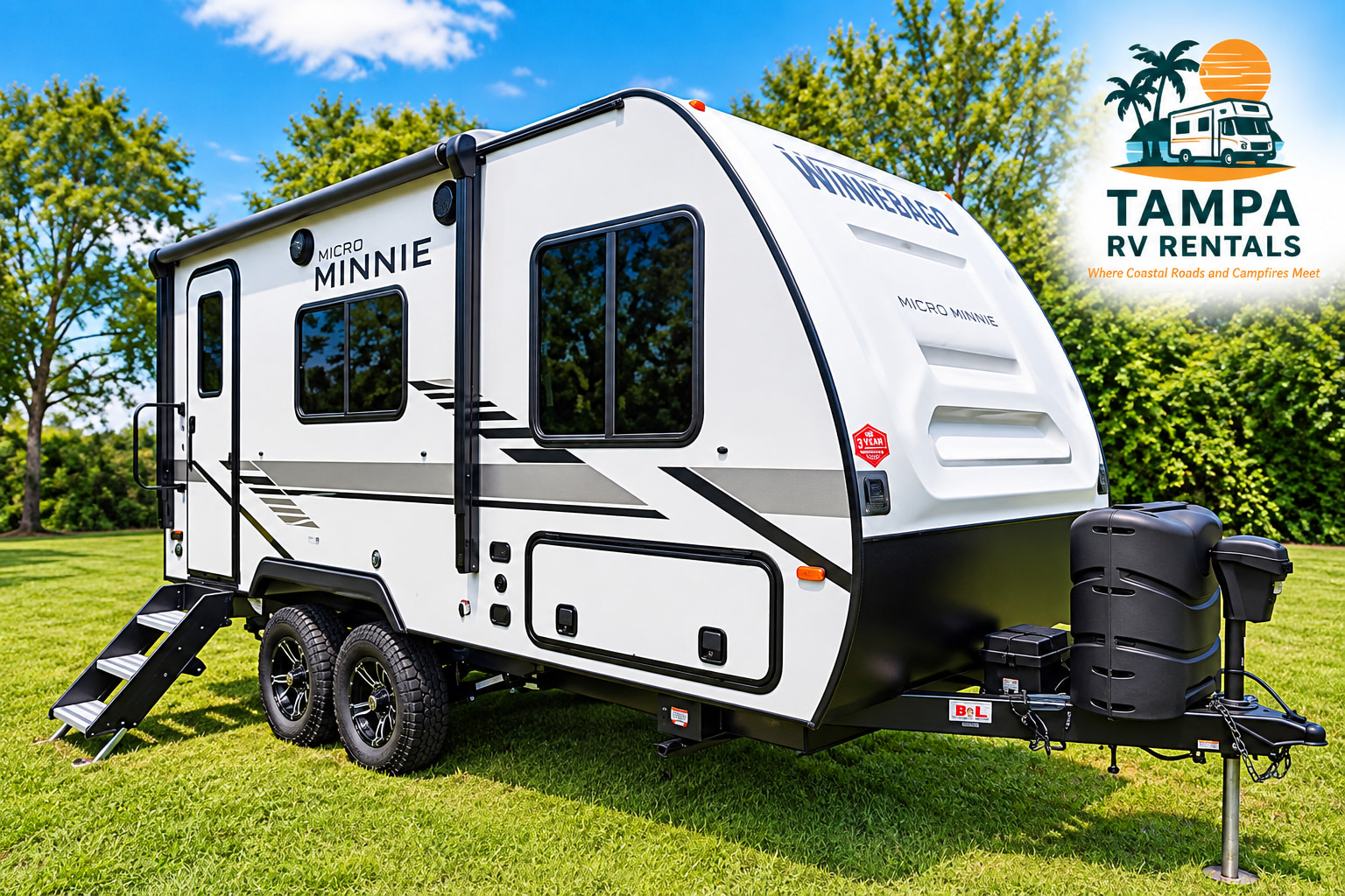 The Quiet Cove Retreat • Sleeps 4 • Winnebago Minnie Winnie TT-2G