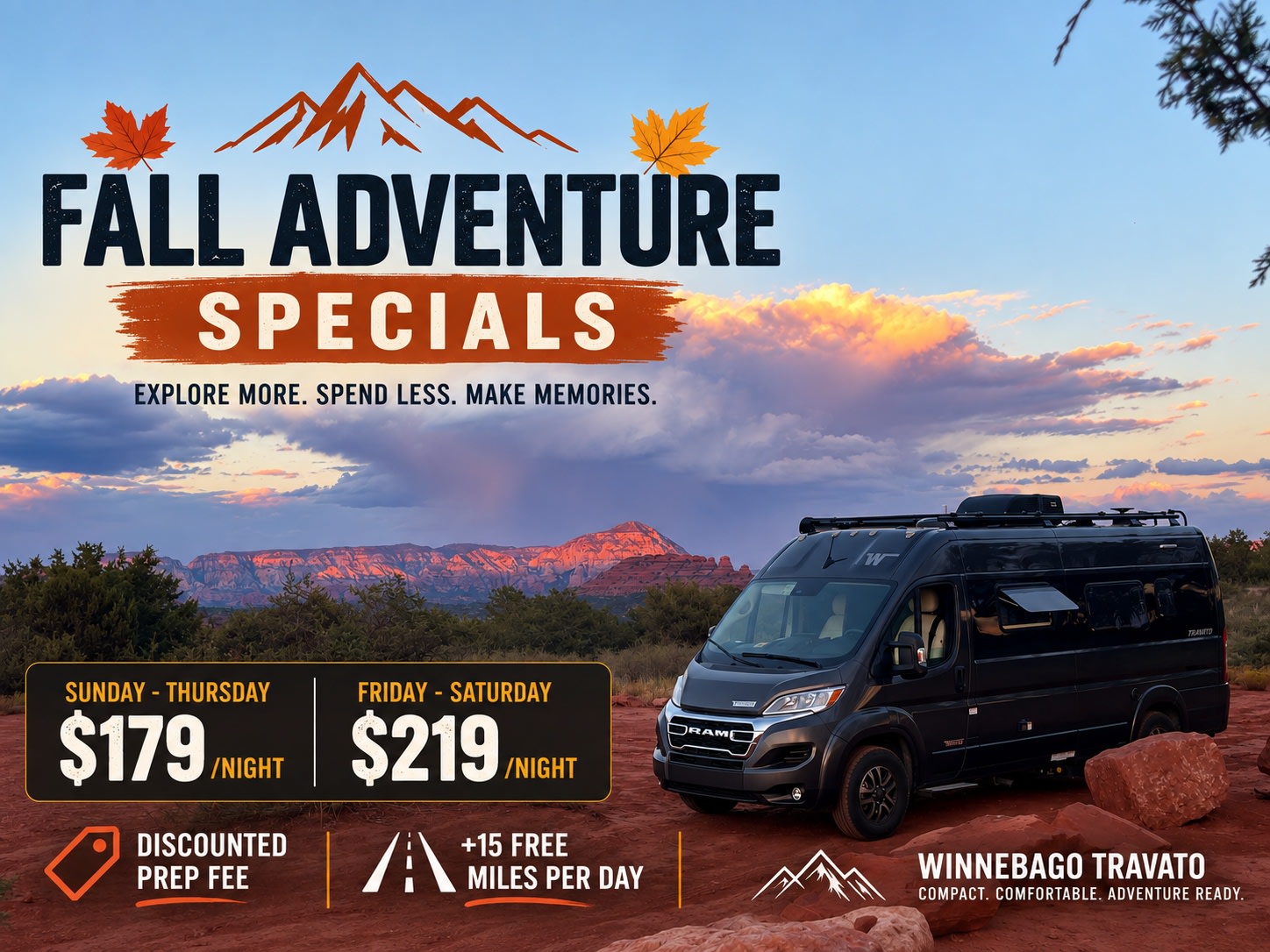 Winnebago Travato | Lithium Power + Easy Drive | Perfect for Zion & Bryce!
