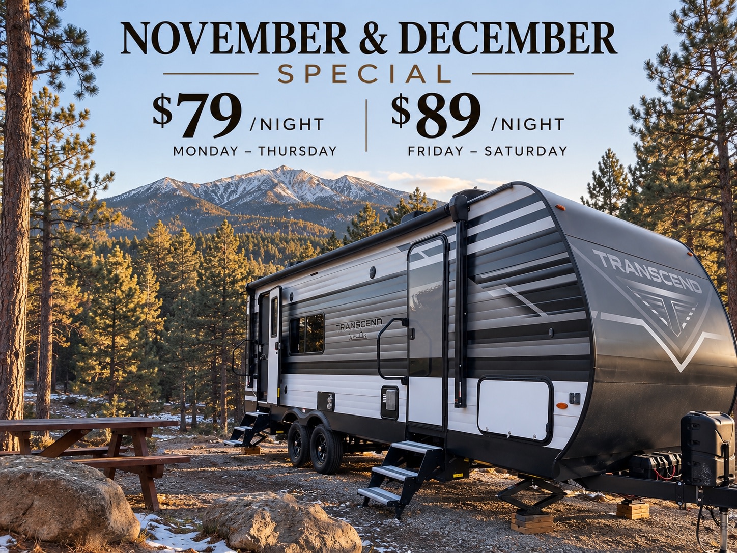 Spacious, Clean, Escape-Ready Trailer – Tow & Go!