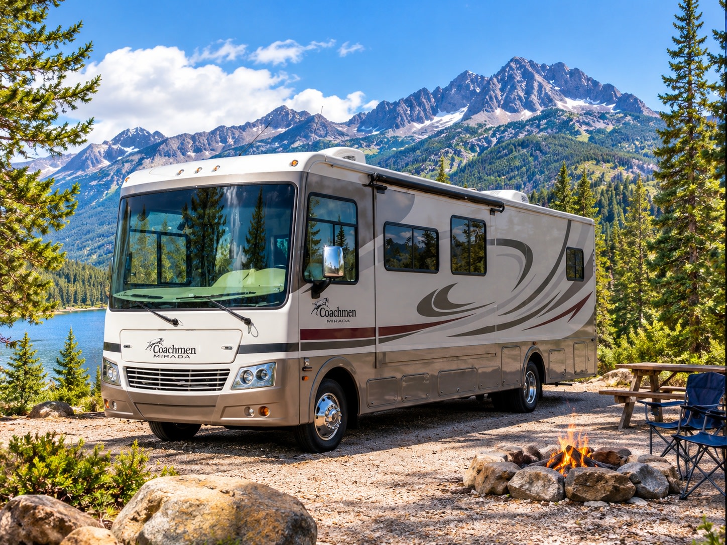 Coachmen Mirada 34BH – Spacious Class A Family RV 2011