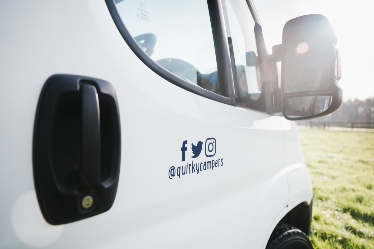 Floyd campervan for hire, Melton Mowbray Quirky Campers