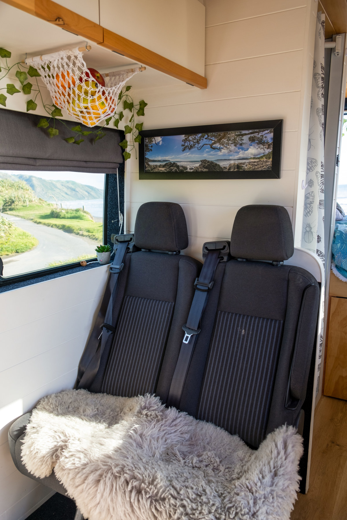 Bluebelle campervan for hire, Lower Hutt nr. Wellington Quirky Campers New Zealand