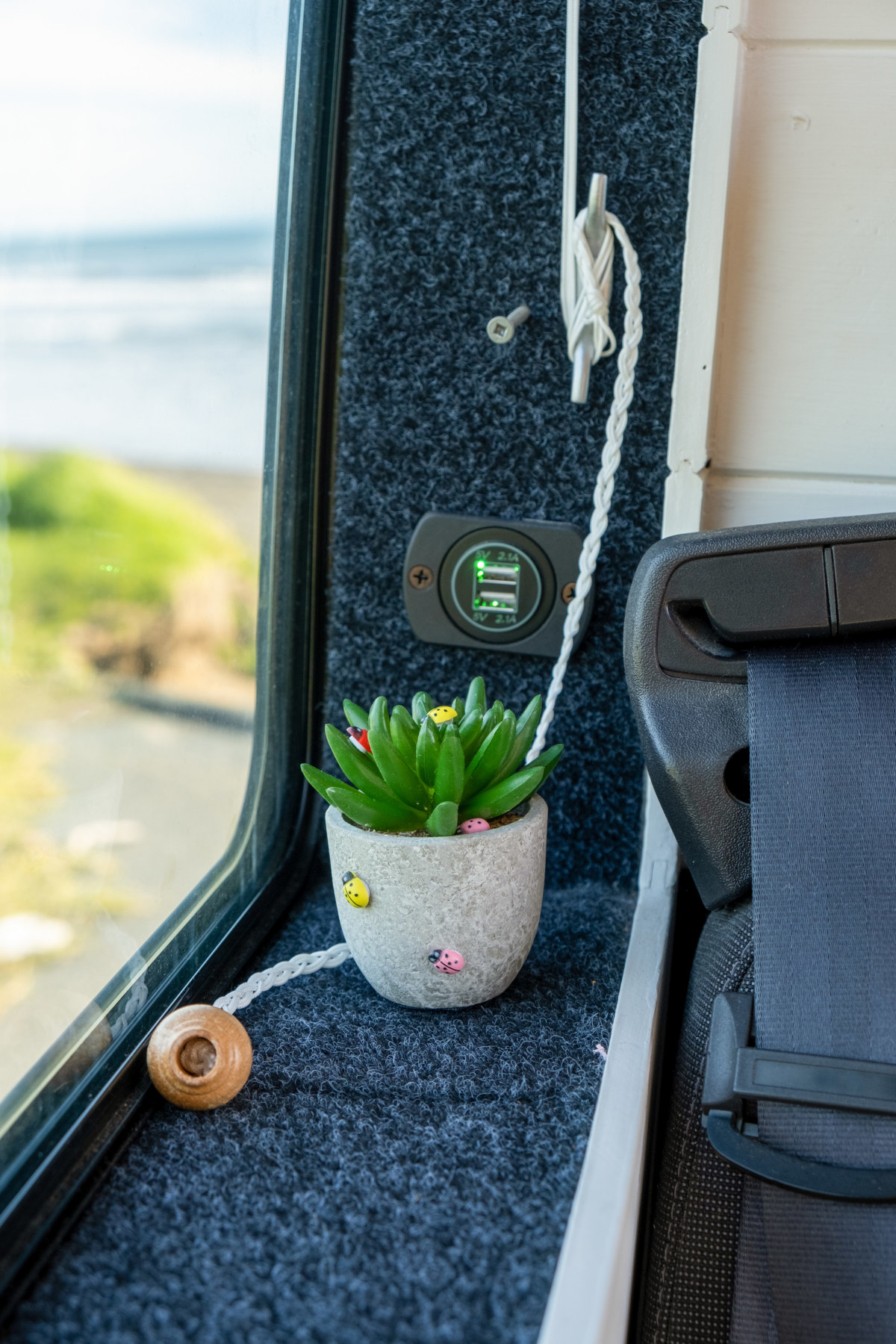 Bluebelle campervan for hire, Lower Hutt nr. Wellington Quirky Campers New Zealand