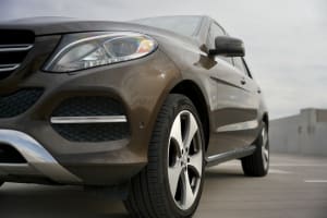 Brown Mercedes-Benz GLE SUV, a comfortable RV rental alternative