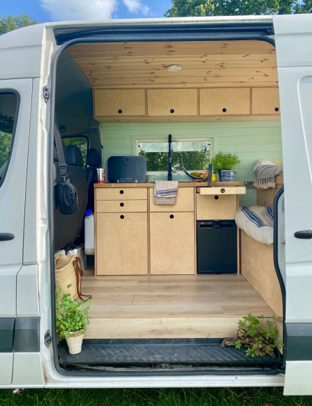 Livia campervan for hire, Matlock - Quirky Campers