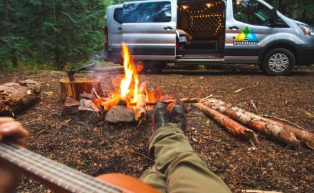 Small Low Roof Ford Transit Campervan (Built-in Heater) (Sleeps 2) - 4'-4