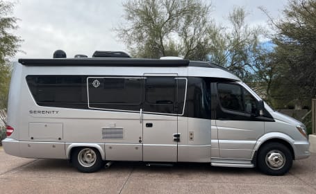 2019 Leisure Travel Vans Serenity B+ Rent Cinnamon, luxury travel, sleeps 4