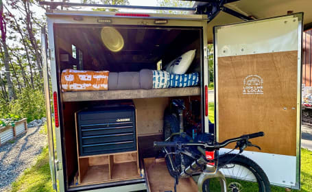 Look Like A Local - “Haul’n Oats” Enclosed Off-Grid Camper Trailer