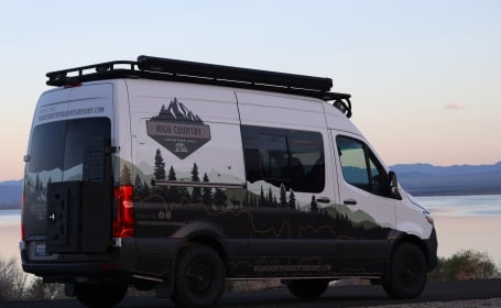 Customizable Mercedes Sprinter Adventure Van. Explore new options!