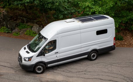 Ultimate Adventure Van with AC & Hot Shower, Battery bank, Queen Bed