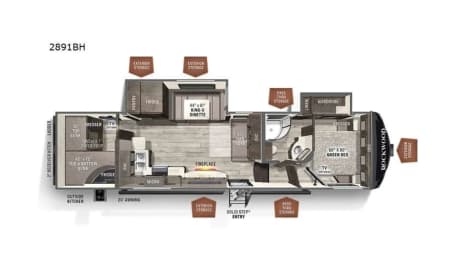 2021 Forest River Rockwood Ultra  2891BH
