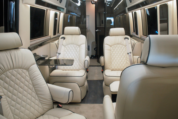 2021 #3 Mercedes Sprinter Ultimate Toys Presidential-Partition,Toilet, Frig