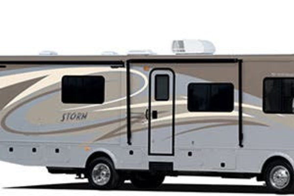 2015 Fleetwood Storm 28MS w/ Honda 250cc Enduro Motorcycle