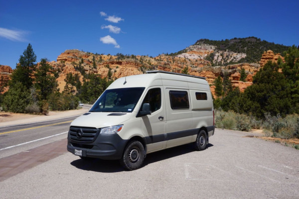 The Red Rock Rig Mercedes Campervan