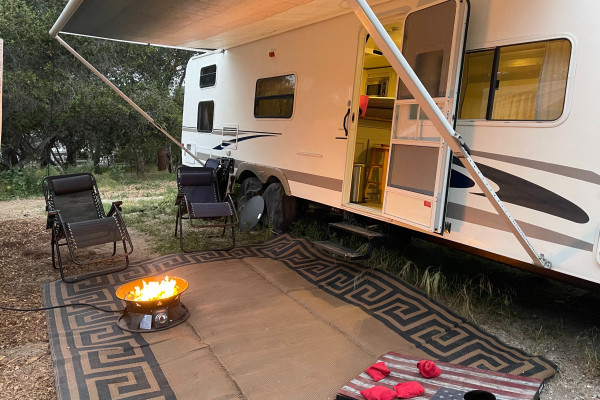 Comfortable, pet friendly, custom designed travel trailer.