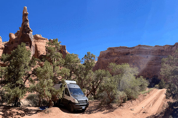 Jean Claude Damme Van - Cozy Off-Grid 4 Season Adventure Van!