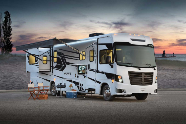 Spacious 2023 FR3 34DS Motor Coach: Luxe & Loaded!