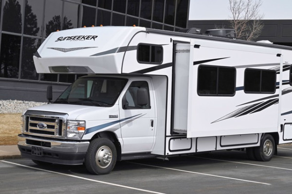 Pals Glamping in a home on the road=2022 Forest River Sunseeker LE