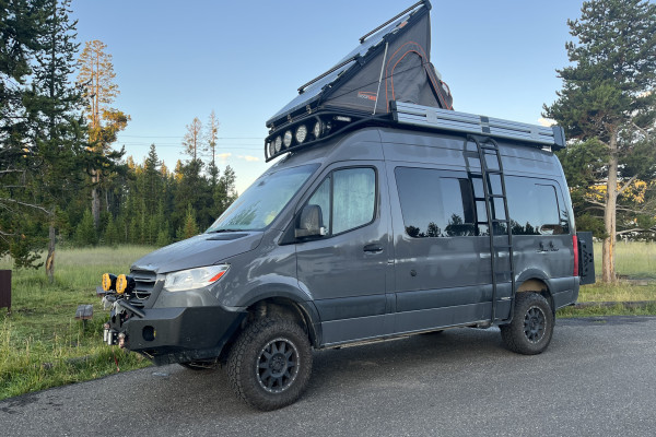 Sleep with BARB. She SLEEPS 7, and Seats 11. 4x4 Sprinter