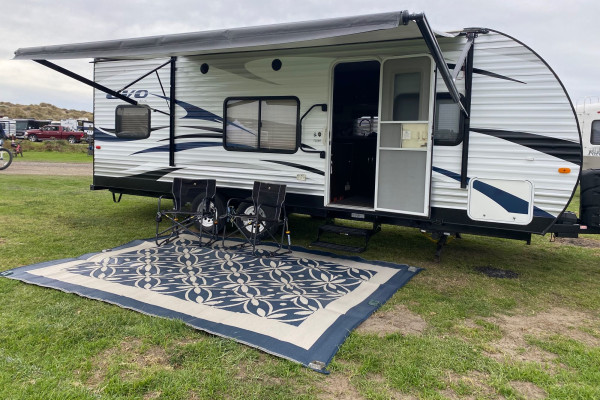 Our cozy camper with it all!