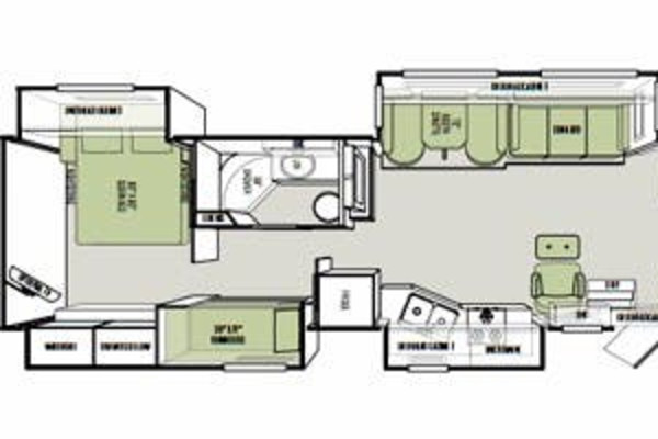You will love our Spirit of Adventure Tiffin Bunkhouse RV!  Family Focused!