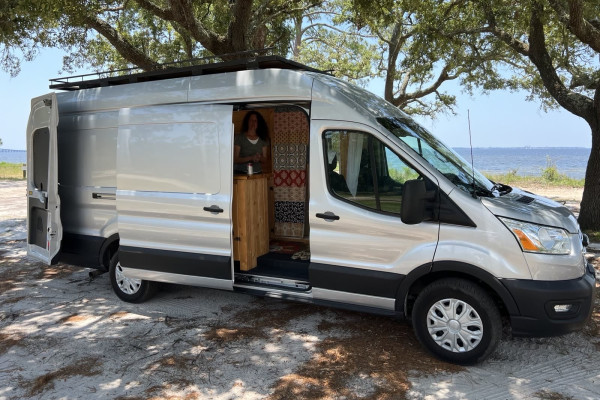 So Santai ~2020 Ford Custom Transit with Rooftop sunset viewing!