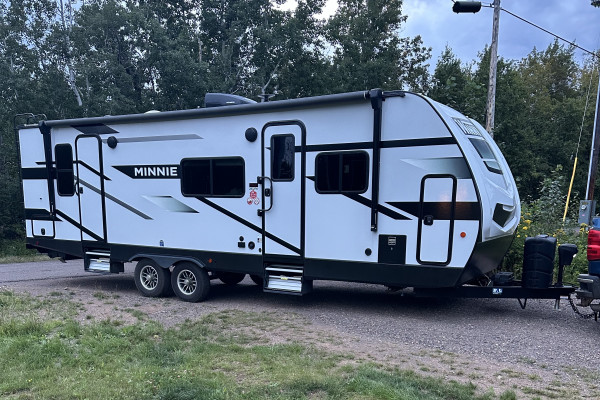 New comfortable travel trailer