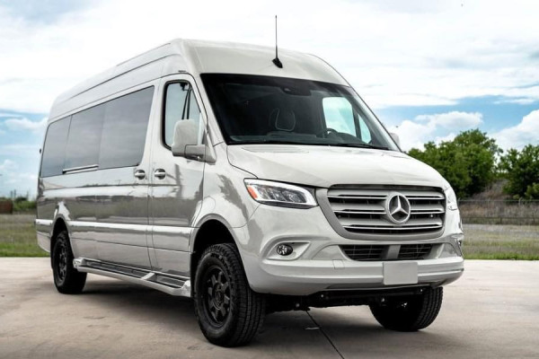 Luxury sprinter passenger van