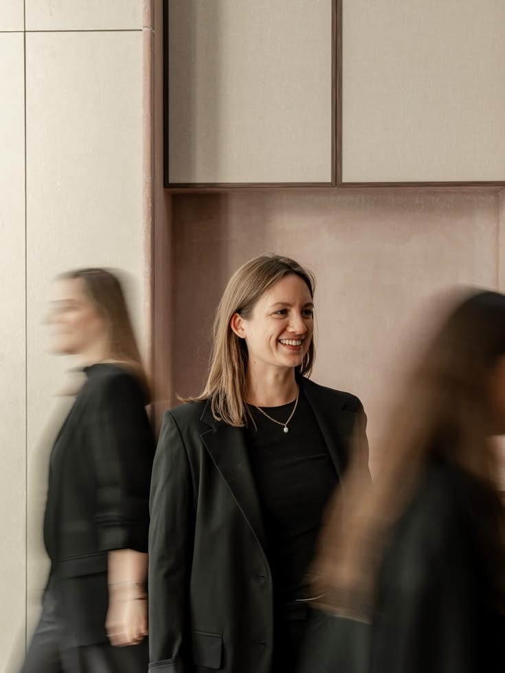 Portrait of an Outer Spaces expert in a showroom