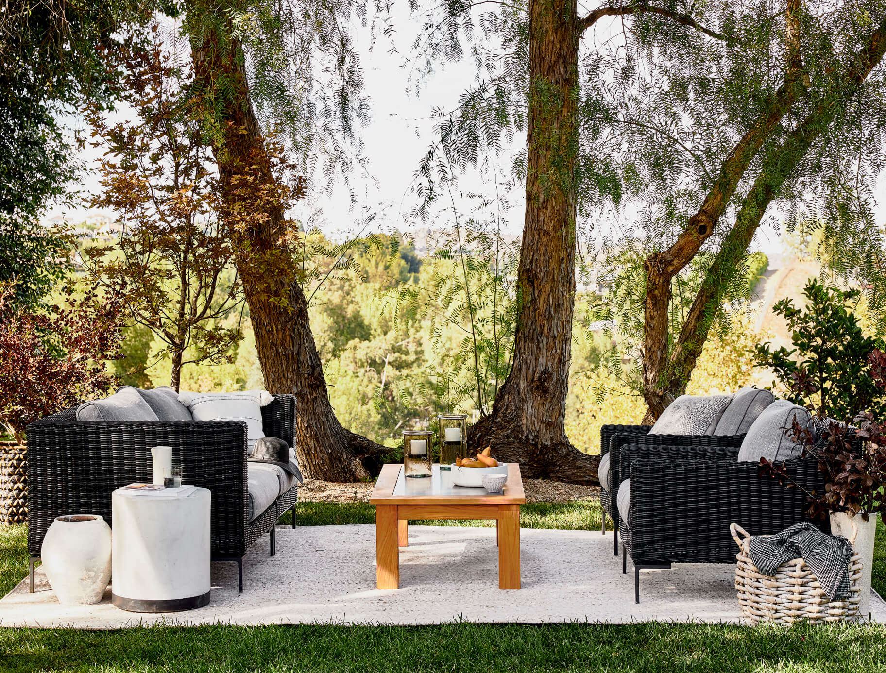 Outer | Modular Outdoor Black Wicker Furniture · Outer