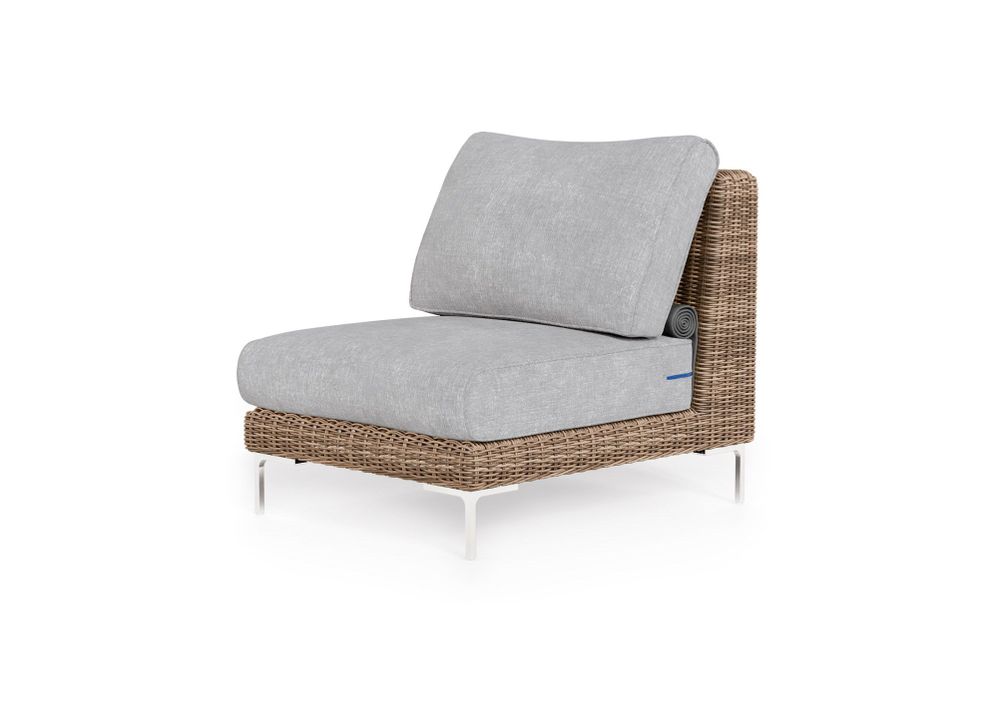 Wicker Outdoor Armless Chair Outer Wicker Outdoor Armless Chair Outer, Can Cane Furniture Be Left Outside