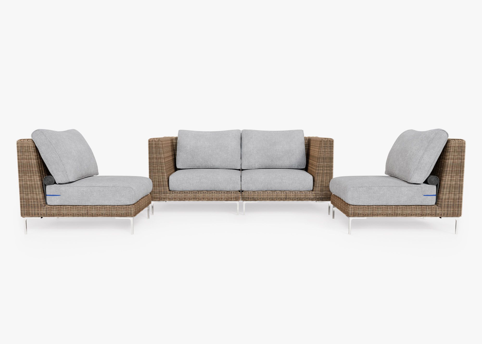 Outer  Modular Outdoor Brown Wicker Furniture