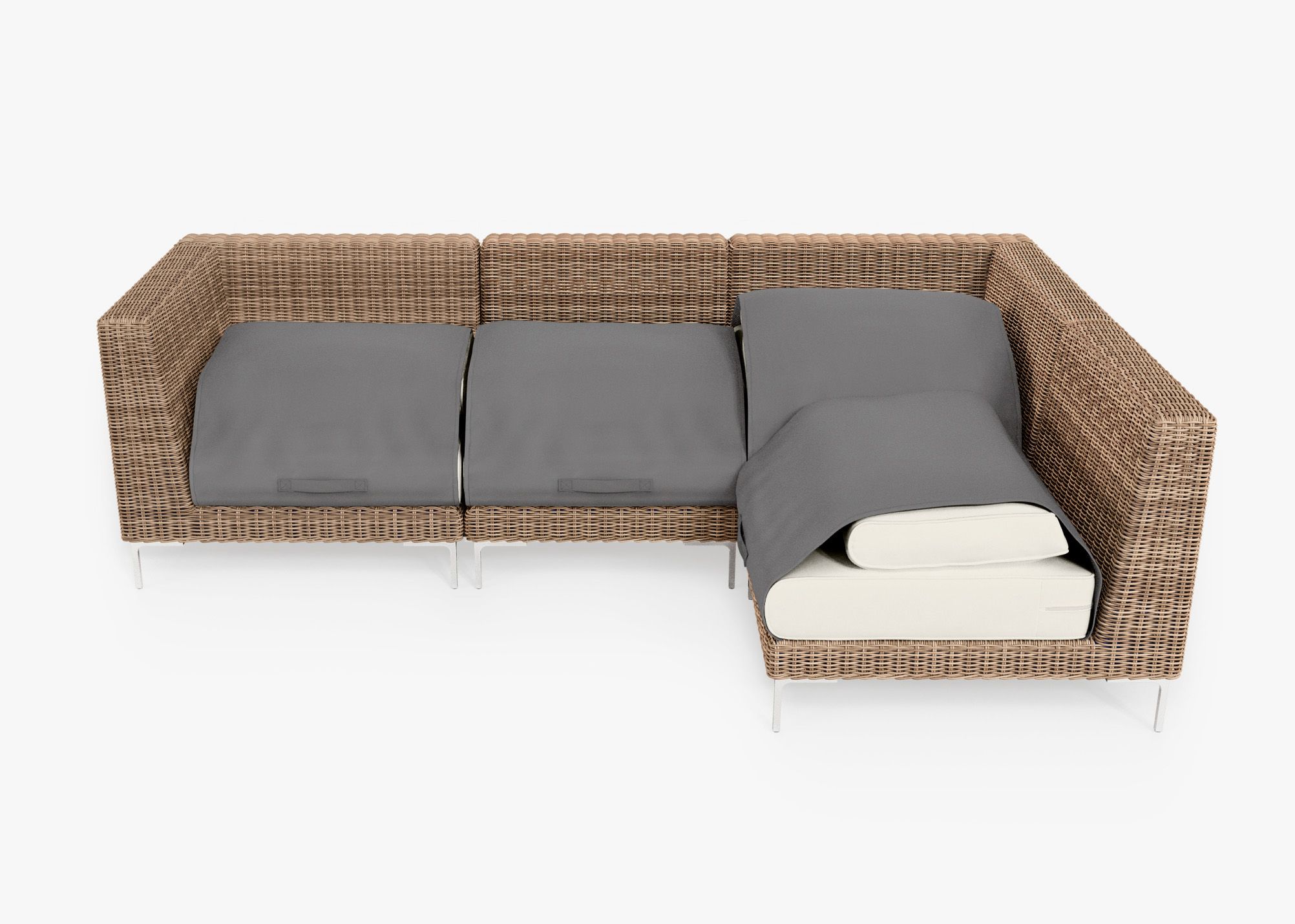 4 seat discount outdoor sectional