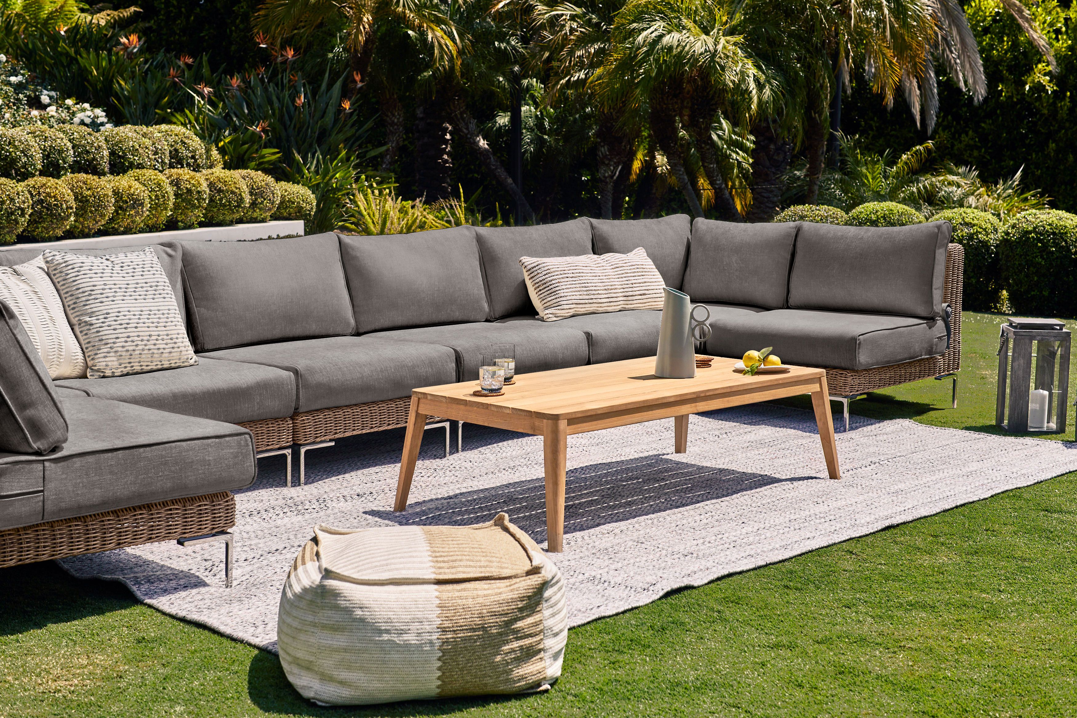 Outer  Modular Outdoor Brown Wicker Furniture