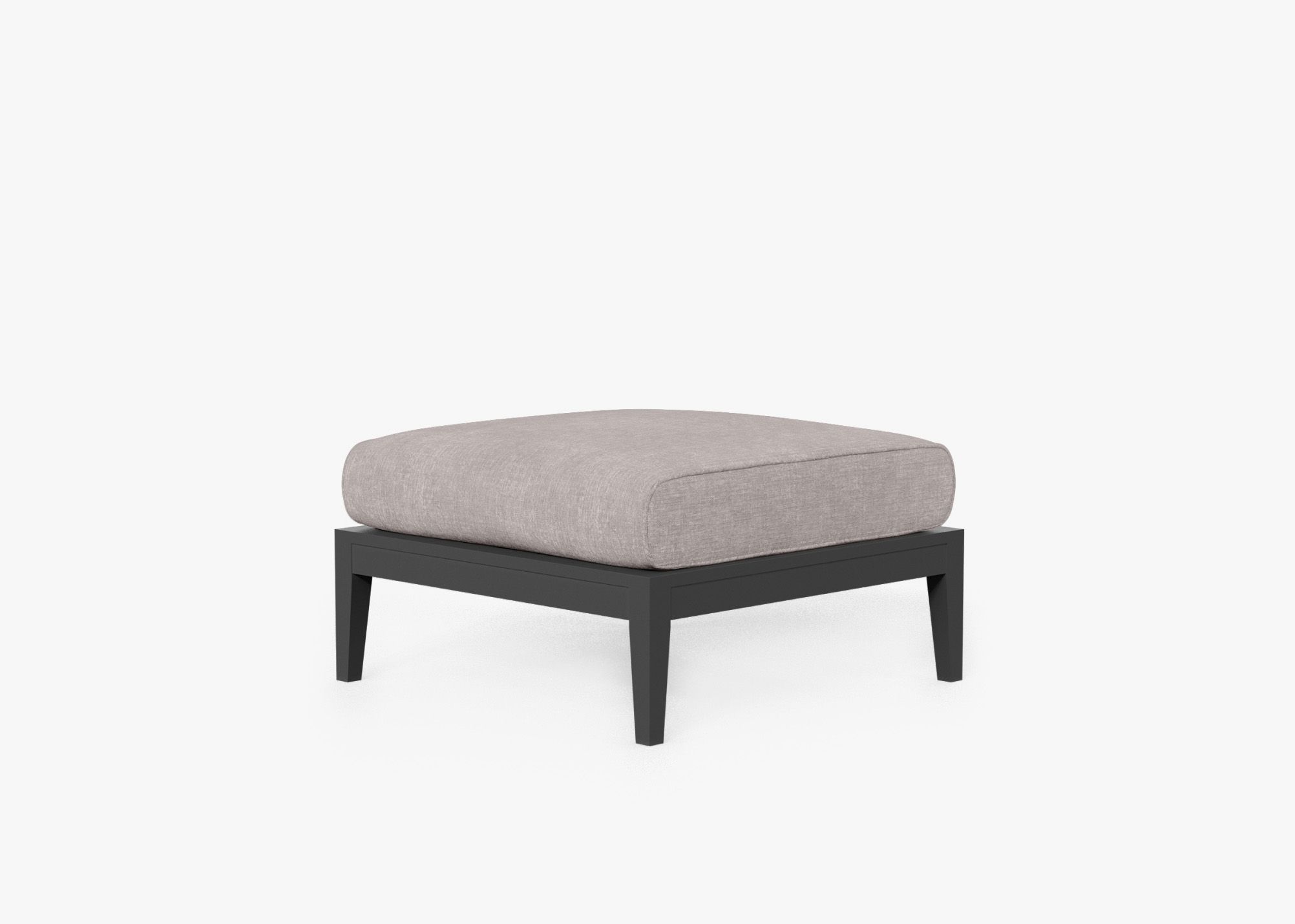 Aluminum outdoor ottoman online