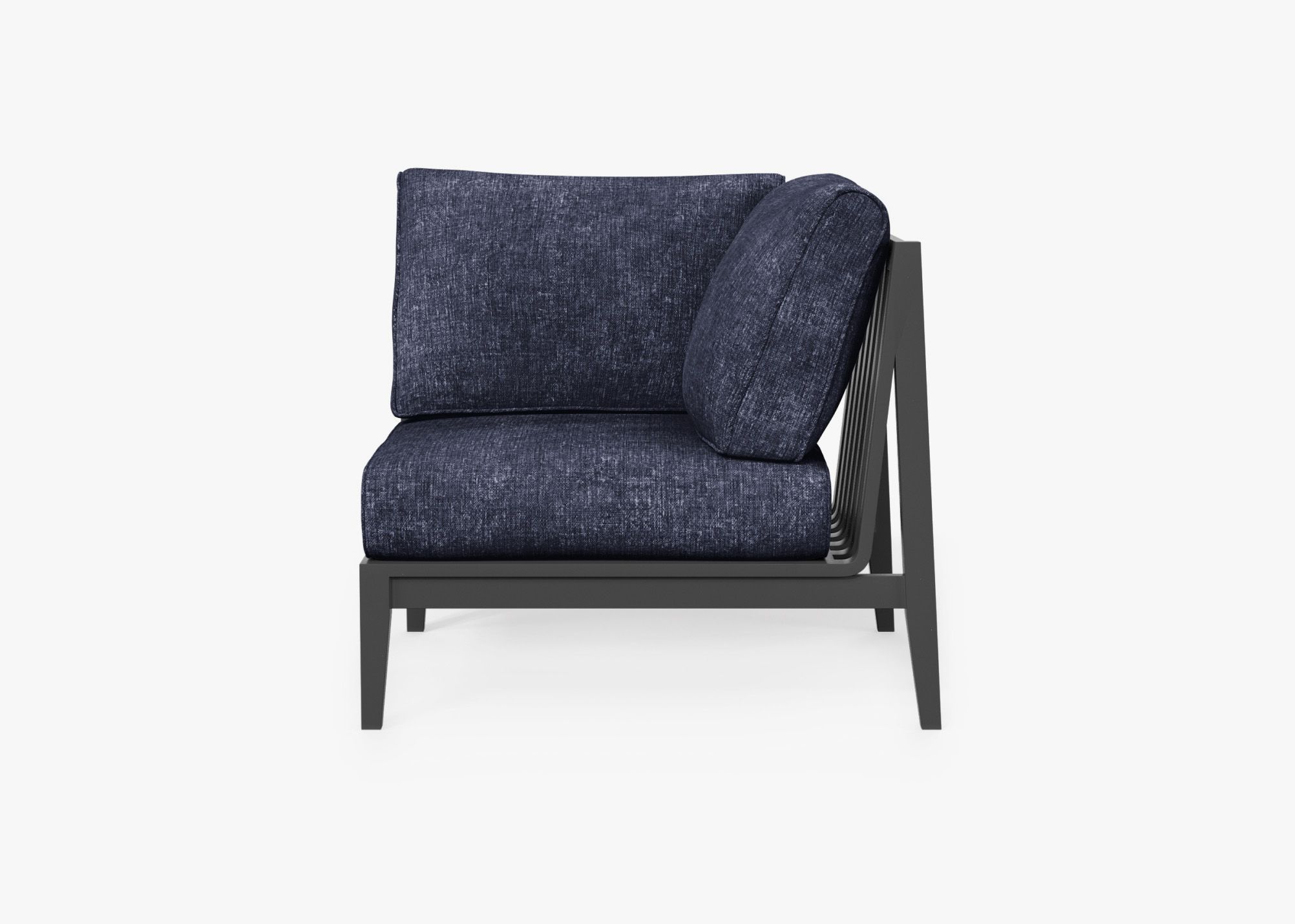 Purple corner online chair