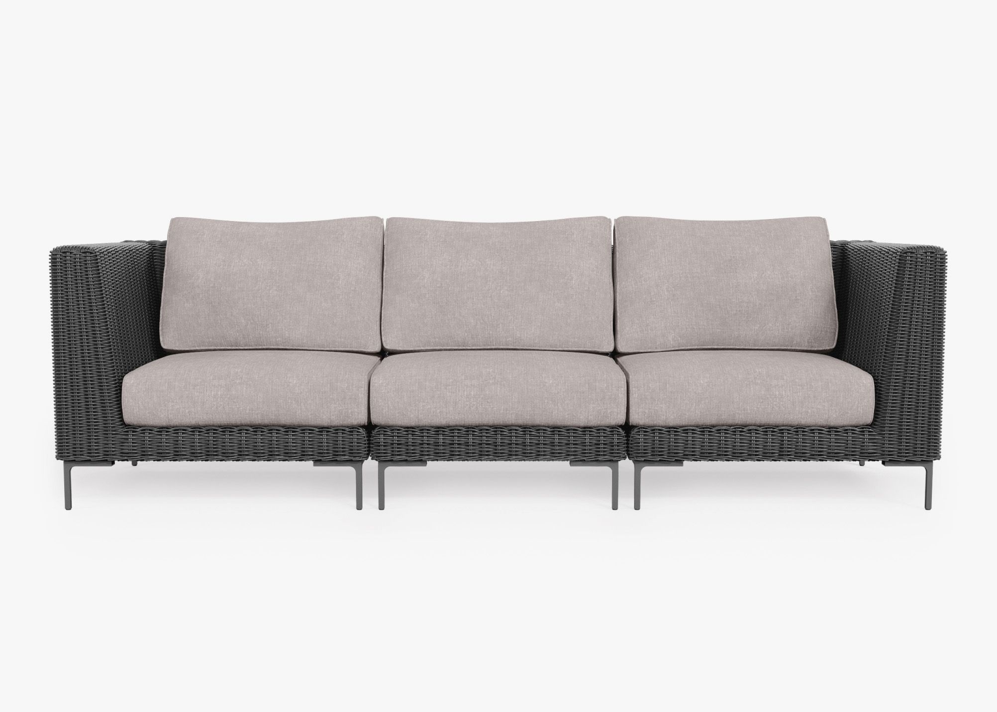 Outer Modular Outdoor Black Wicker Furniture · Outer