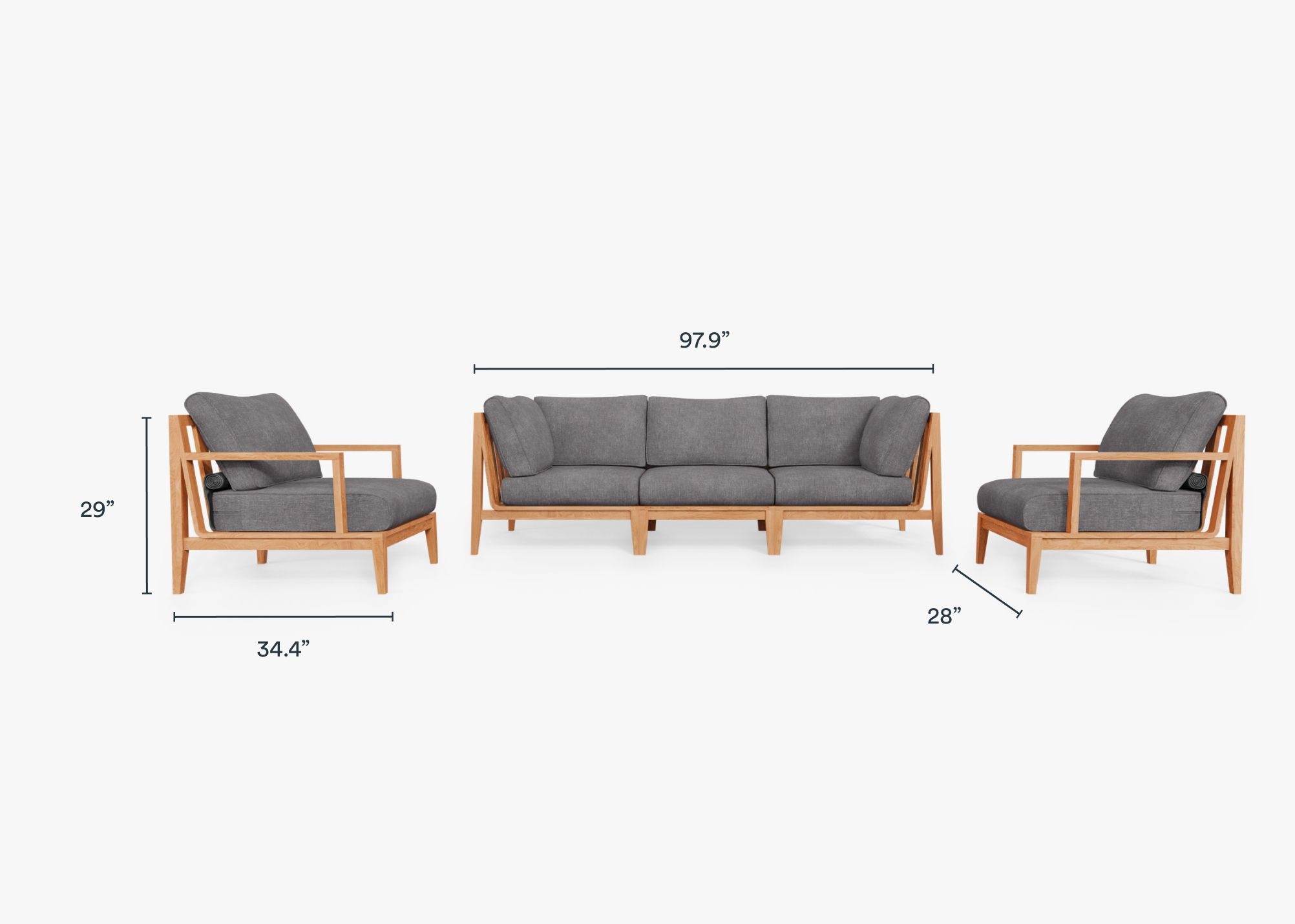 Outer Modular Outdoor Teak Furniture