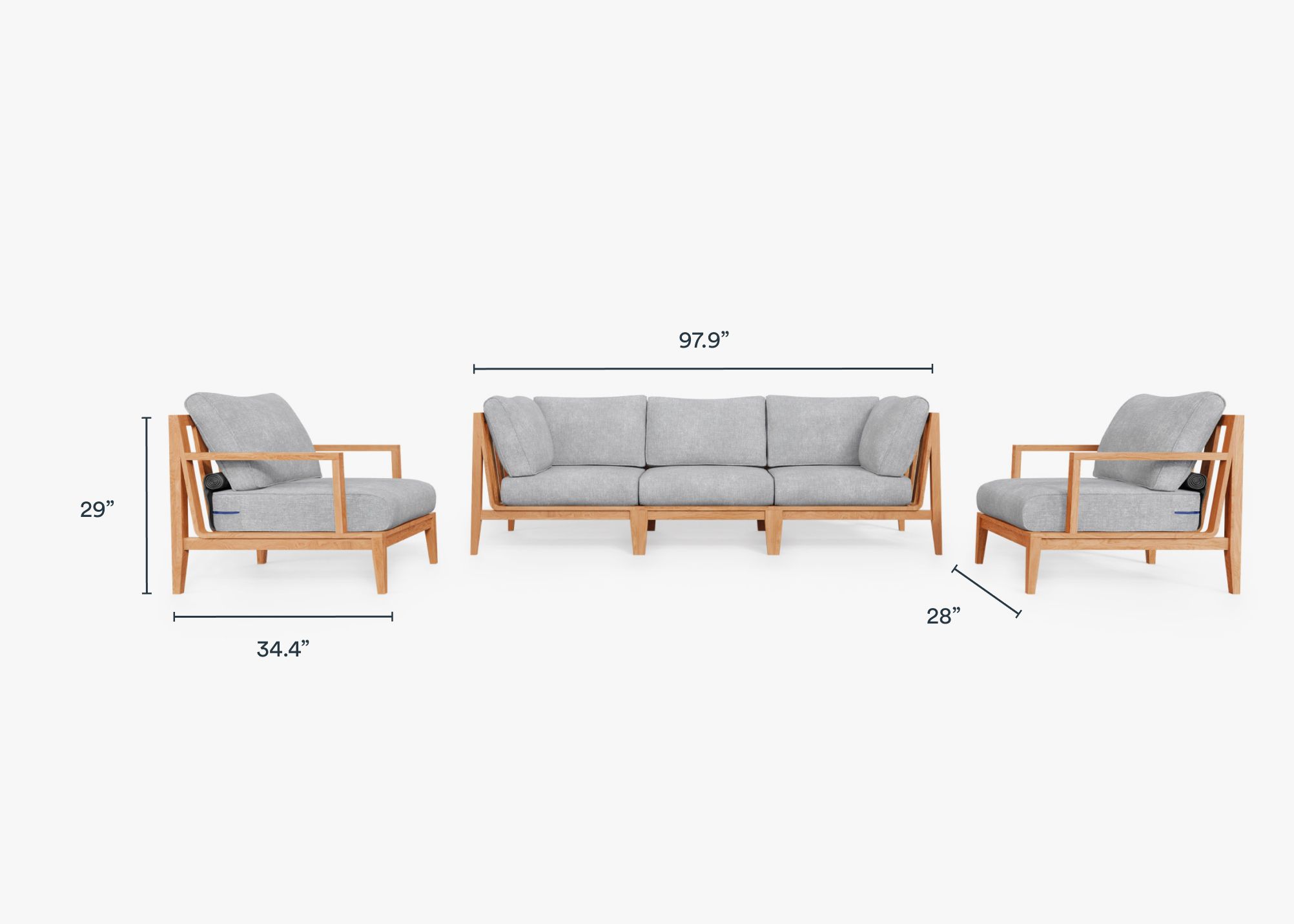 Outer Modular Outdoor Teak Furniture
