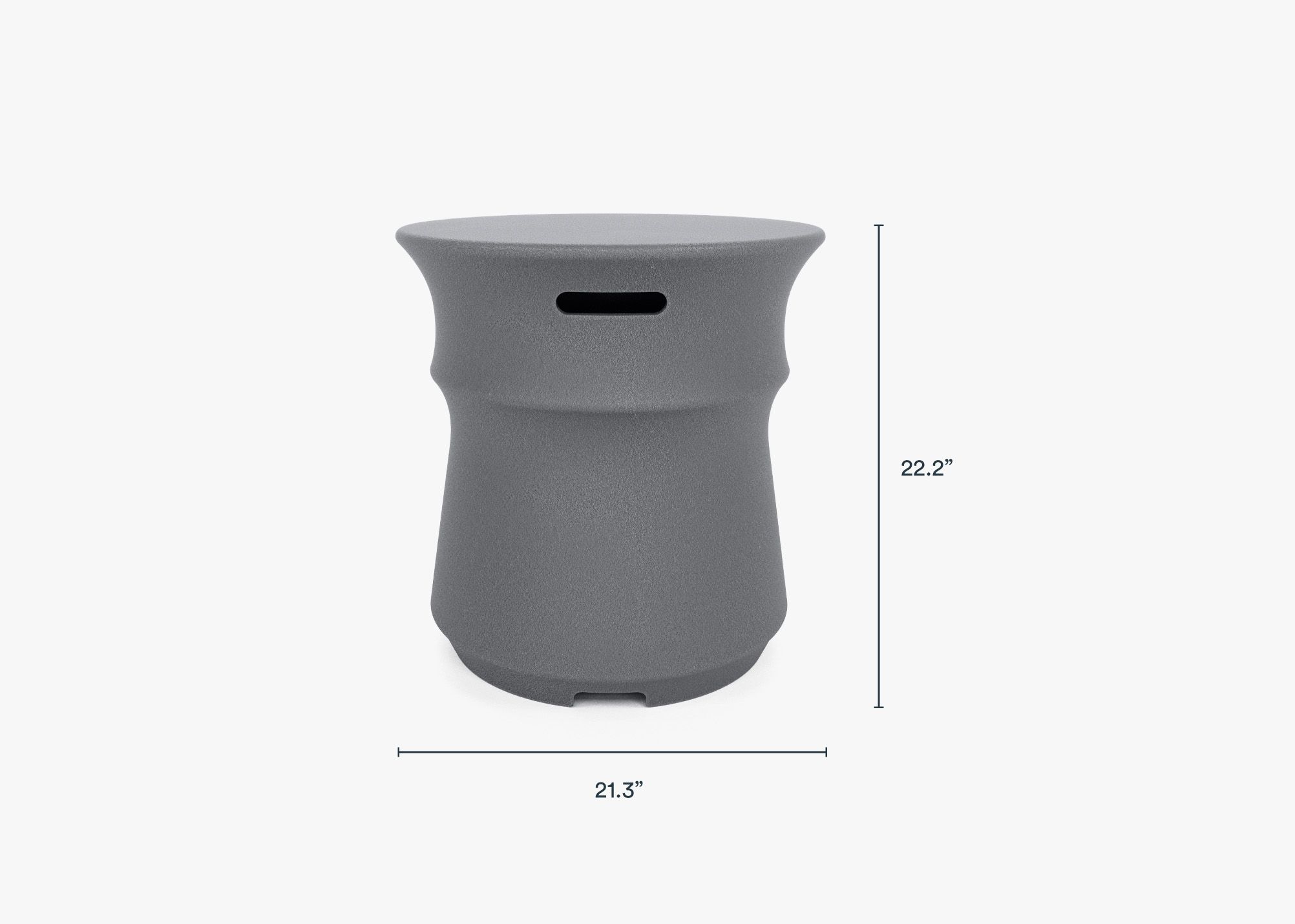 Outer's propane tank cover dimensions in inches, also listed under Dimensions & Weights.