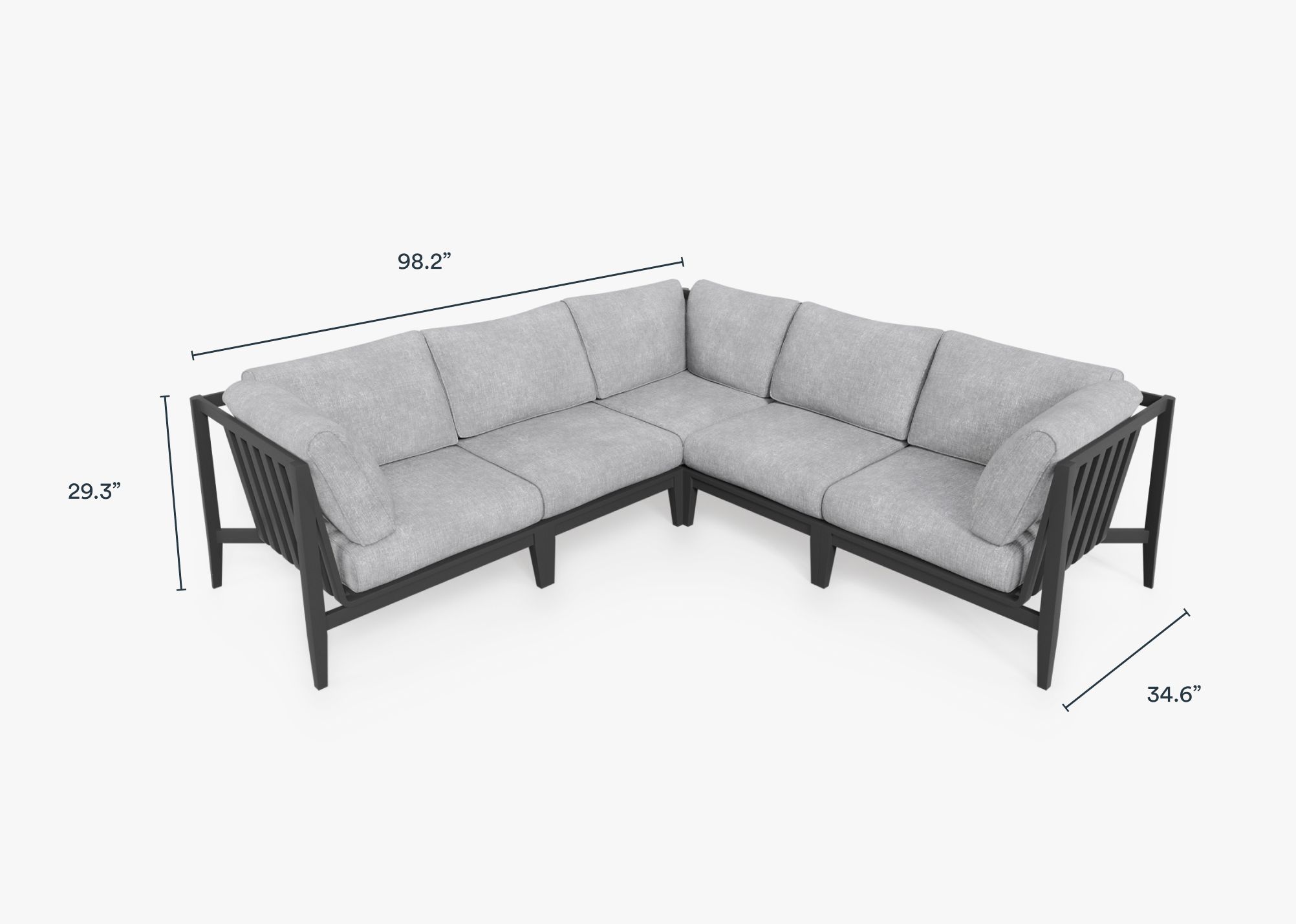 Outdoor corner sectional deals